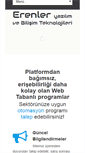 Mobile Screenshot of erenleryazilim.com